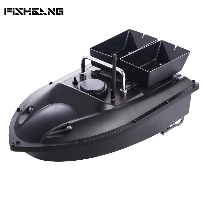 

FISHGANG H18 fishing bait boat with 500m distance single handle remote control RC carp fishing bait boat with two hoppers