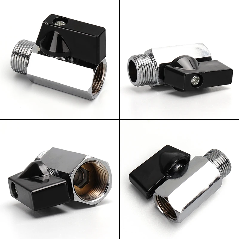 Mini Valve Male To Female Air Compressor Water Gas Oil Shut Off Valve Brass Ball 1/8" 1/4" 3/8" 1/2" BSP Threaded ball valve