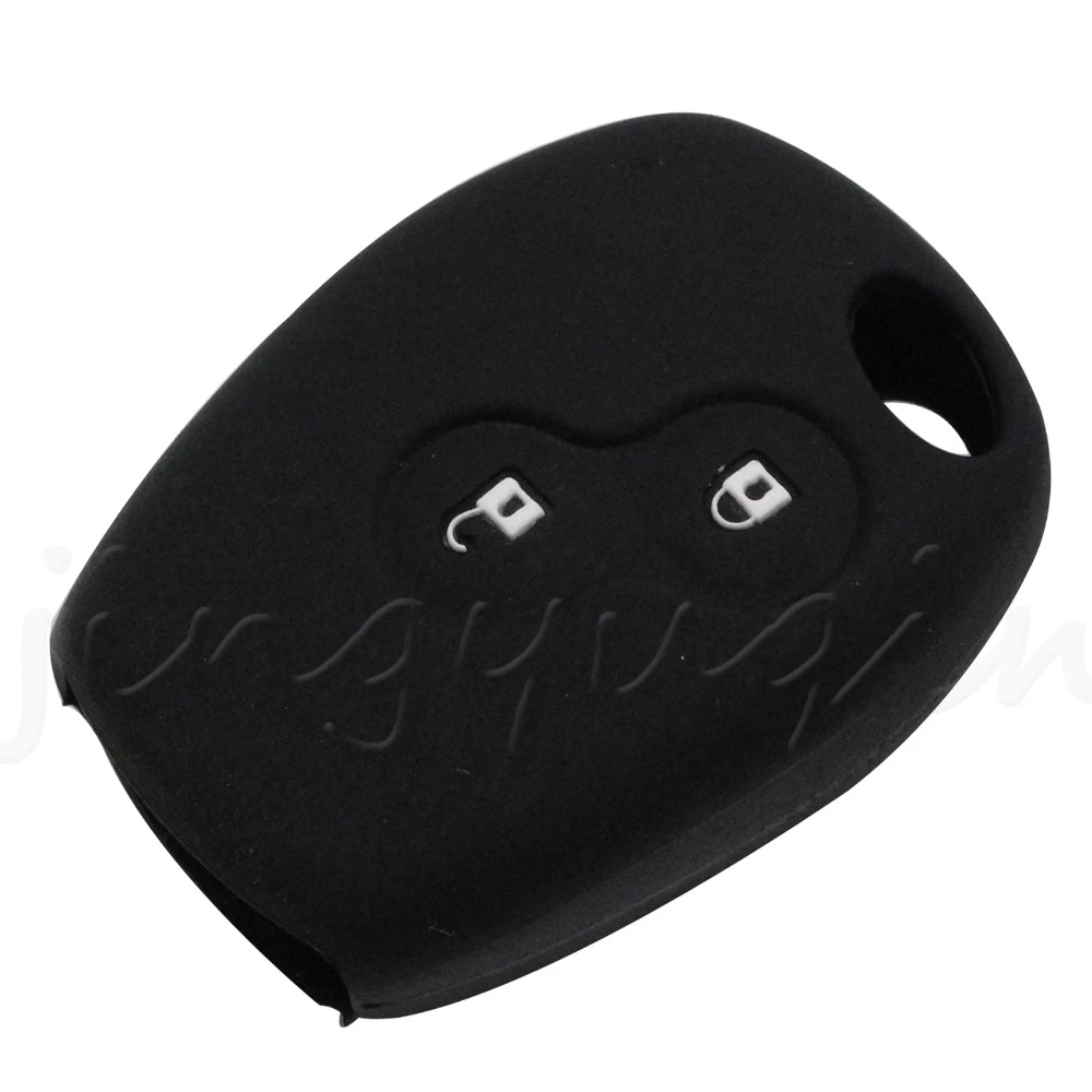 2 Buttons Silicone Rubber Car Remote Key Case Cover For Renault Kangoo DACIA Scenic Megane Sandero Captur Twingo Modus key case car key shell key shell