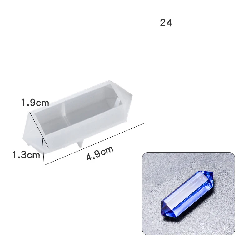 24 Styles New Necklace Pendant Earring Silicone Molds DIY Jewelry Making Resin Casting Mould for Craft Decoration Making Tools