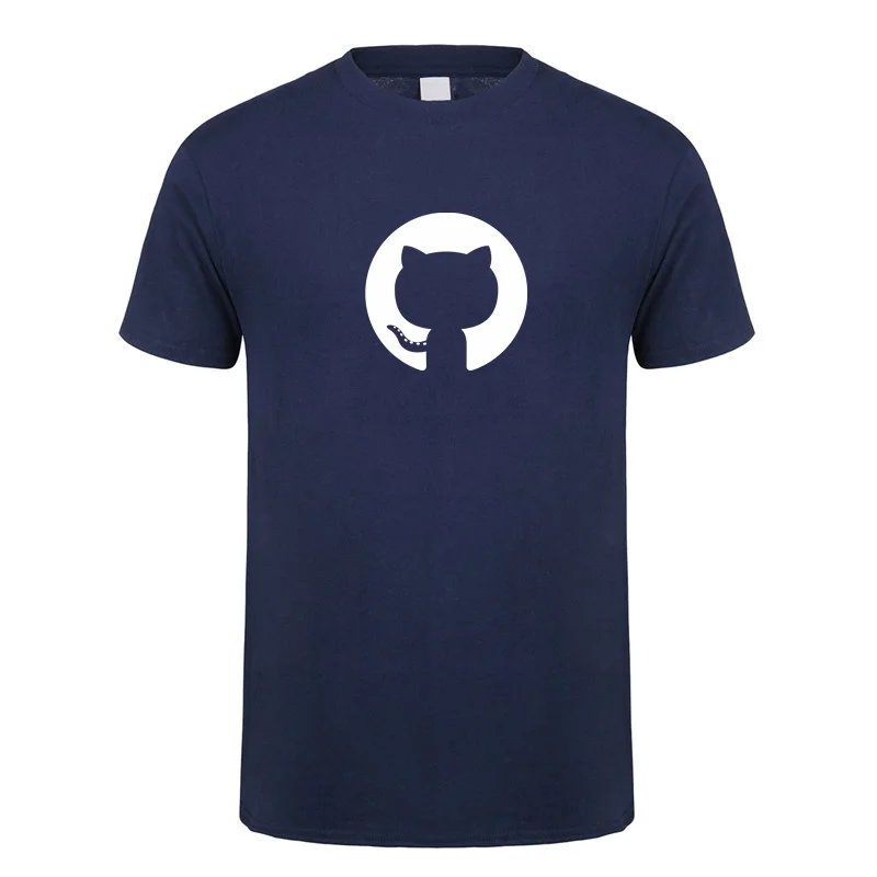 Github T 셔츠 여름 남성 재미 있은 면화 짧은 소매 프로그래밍 개발자 프로그래머 티셔츠 남자 친구 선물 탑 티 LH-149