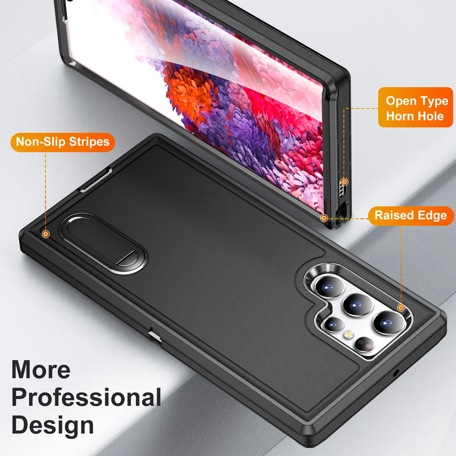 Multi-Function Stand Bracket Phone Case with Enhanced Protection