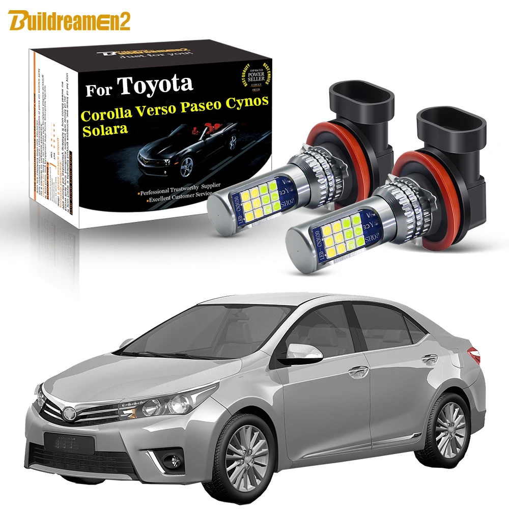 2 X Auto Canbus Anteriore Della Luce Di Nebbia Lampada Nessun Errore Lampadine A Led Di Ricambio Per Toyota 4 Runner 4 Runner Avensis Celica Carina