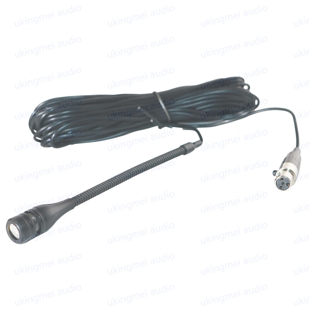 Instrument Microphone for Violin Acoustic Guitar with Scalable Adjustment Clamp Cardioid Microphone TA4F for Shure Transmitter