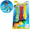 New Summer Torpedo Rocket Throwing Toy Funny Swimming Pool Diving Game Toys Children Underwater Dive Toy #CS 4