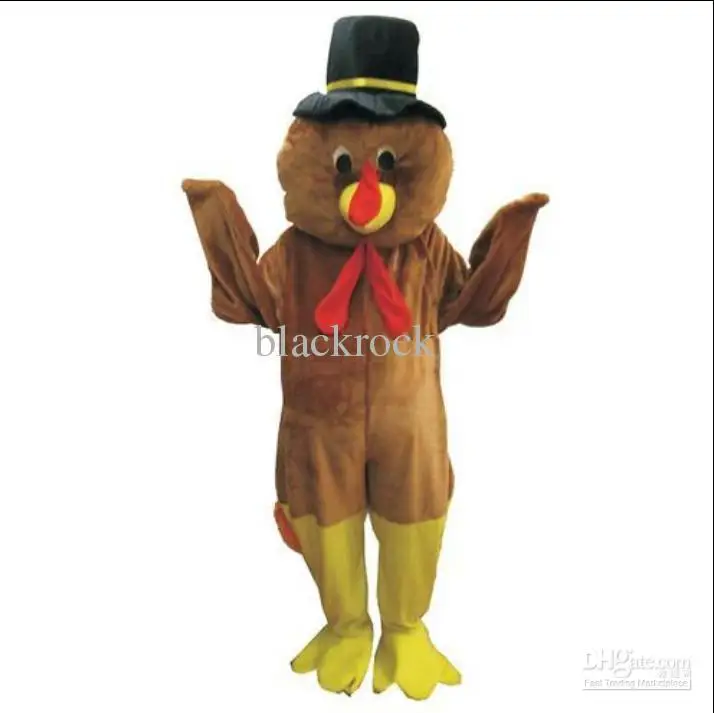 

New Adult Hot Sale Foam Thanksgiving Turkey Cartoon Mascot Costume Plush Christmas Fancy Dress Halloween Mascot Costume