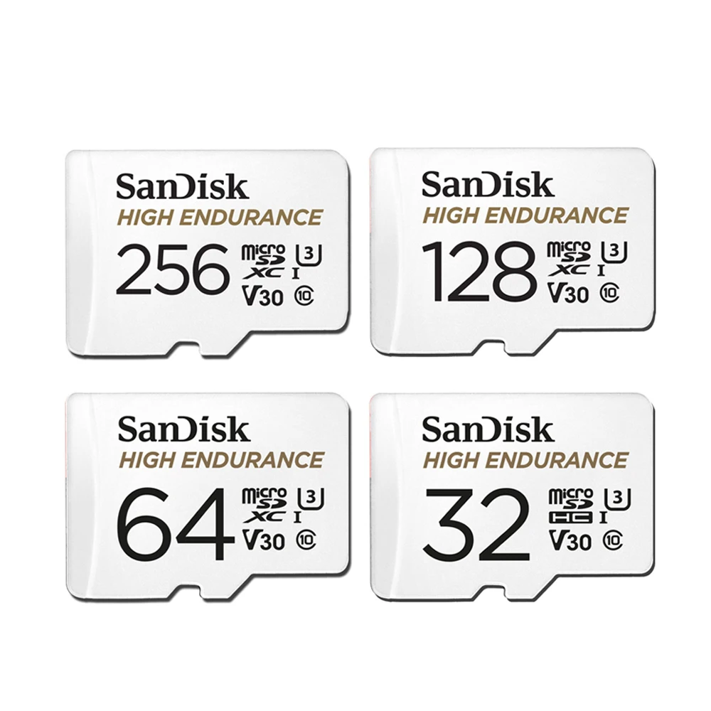 Sandisk Memory Card Micro Sd Card C10 V30 U3 4K 32Gb 64Gb 128Gb 256Gb Tf Card Per Dash Cam Monitoraggio Video Smartphone Droni