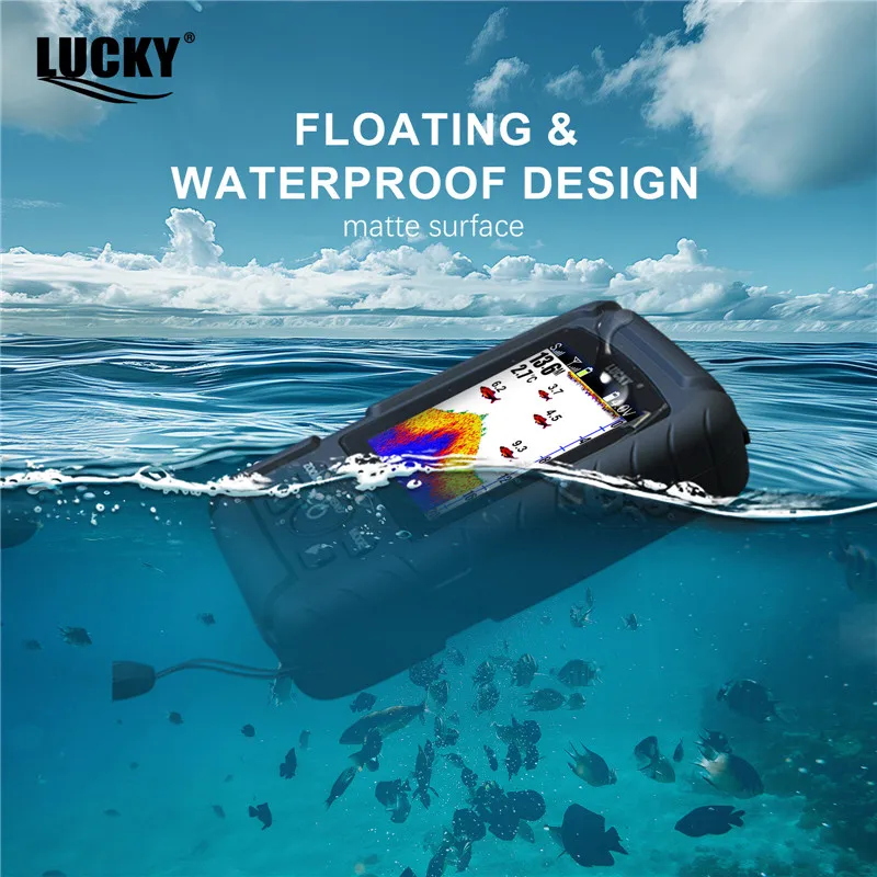 ラッキー FF718LiC-WLA ワイヤレスポータブル魚群探知機 45 ラッキー FF718LiC-WLA ワイヤレスポータブル魚群探知機 45