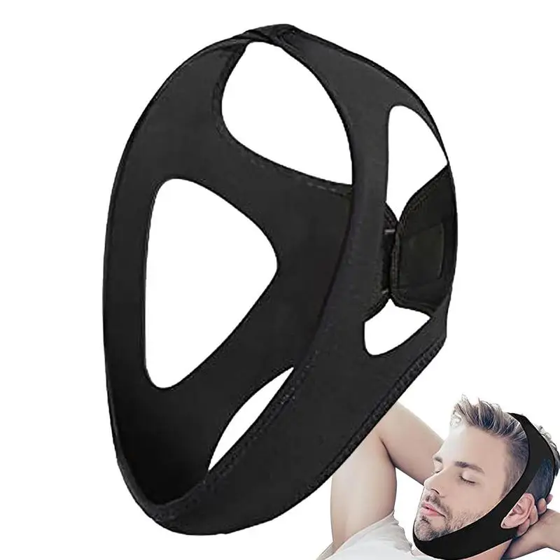 Adjustable Breathable Anti Snoring Chin Strap For Snoring Solution Anti Snore Device Non-slip Sleep Aid For Men And Women