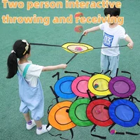 Children Outdoor Fun Sports Games Toss And Catch Ball Set Two Player Interactive Sensory Integration Toys Juegos Exterior