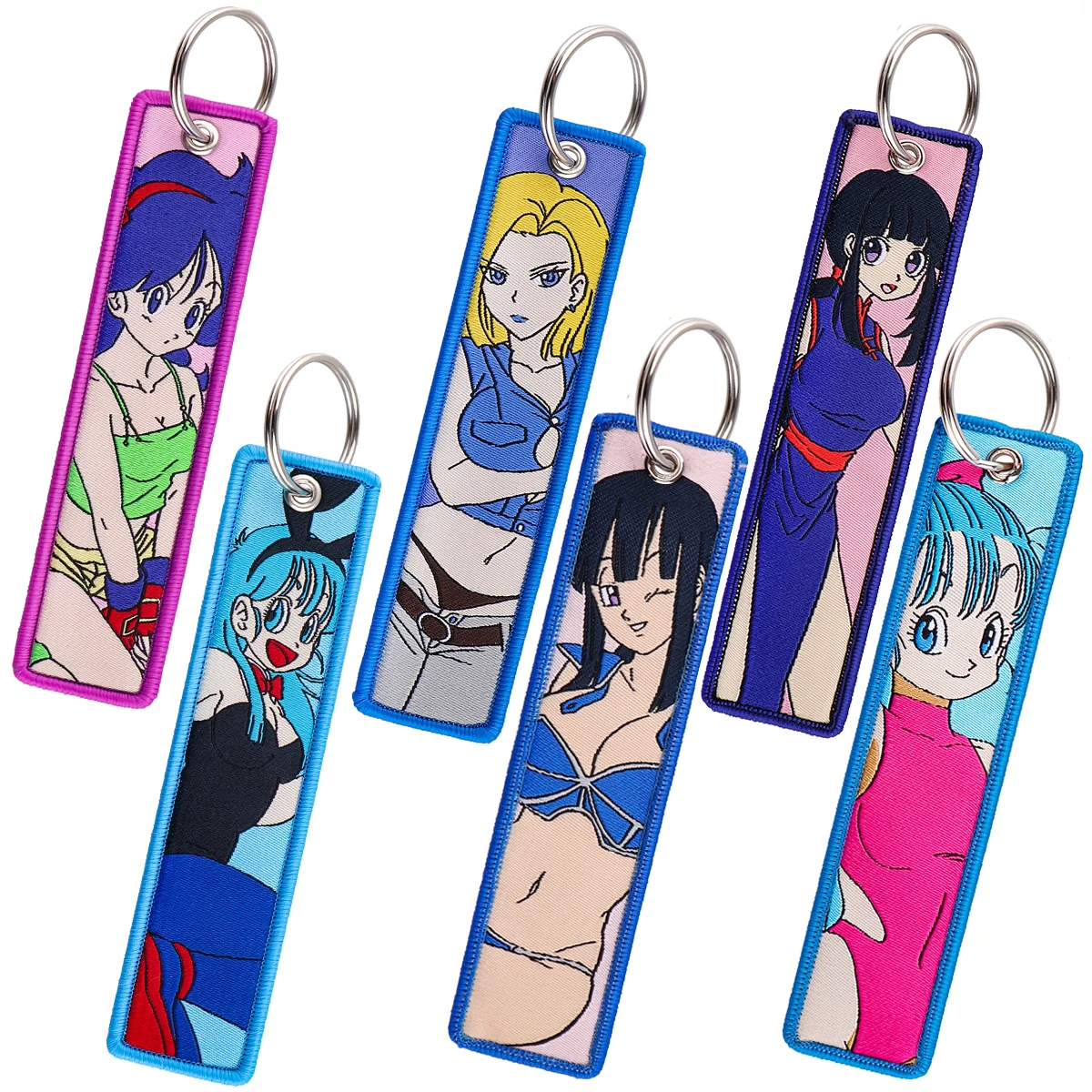 

Dragon Ball Z Jet Tag Anime Embroidery Key Tags Backpacks Cars Keychains Men Keychains Adorn Jewelry Accessories Gifts 1PCS