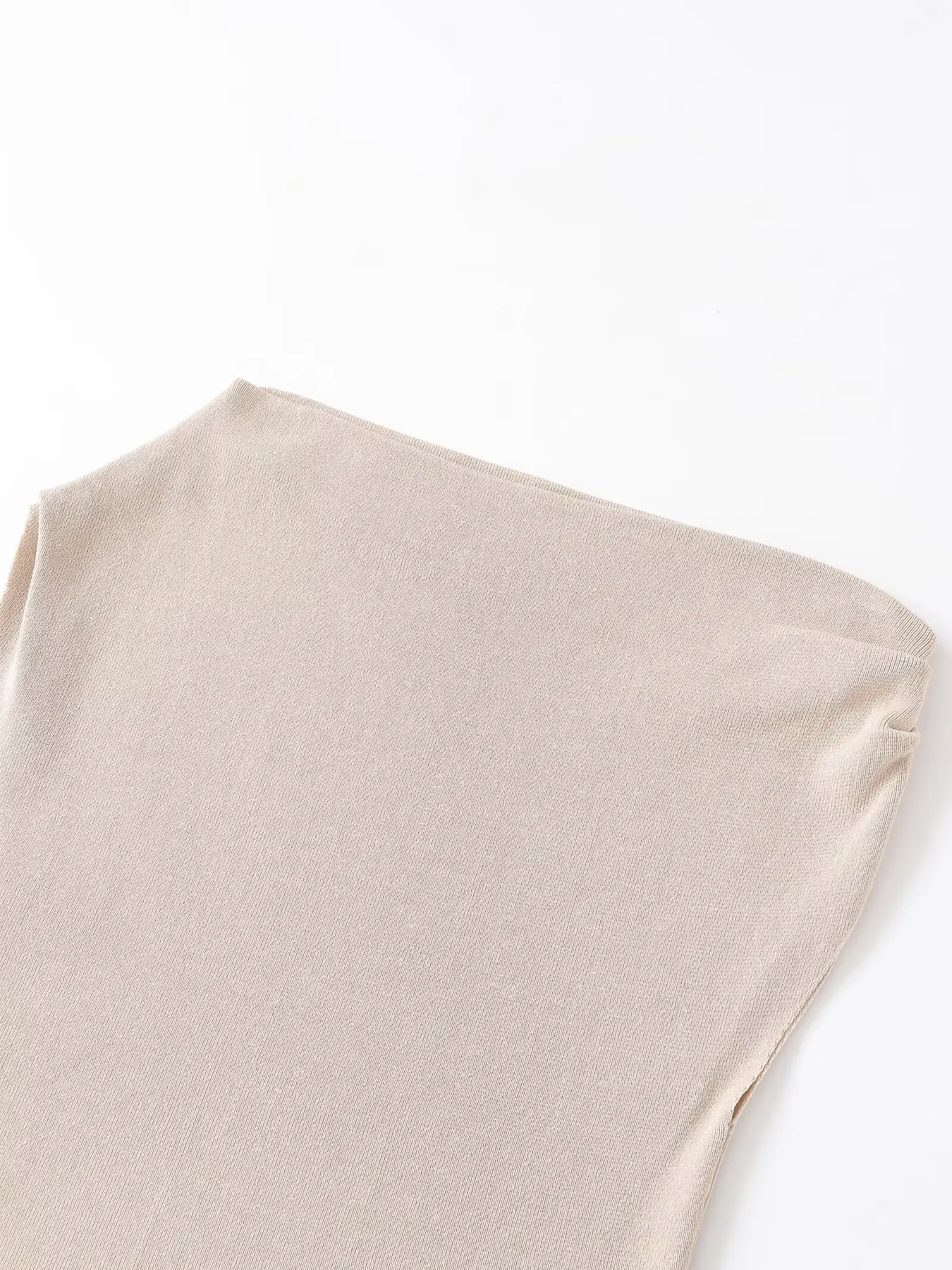 HH Frauen Neue Fashion Solid One-Line Kragen Vielseitig Asymmetrische Gestrickte Tops Weibliche Temperament Einfache Sexy Casual Tops Mujer – Detail 7