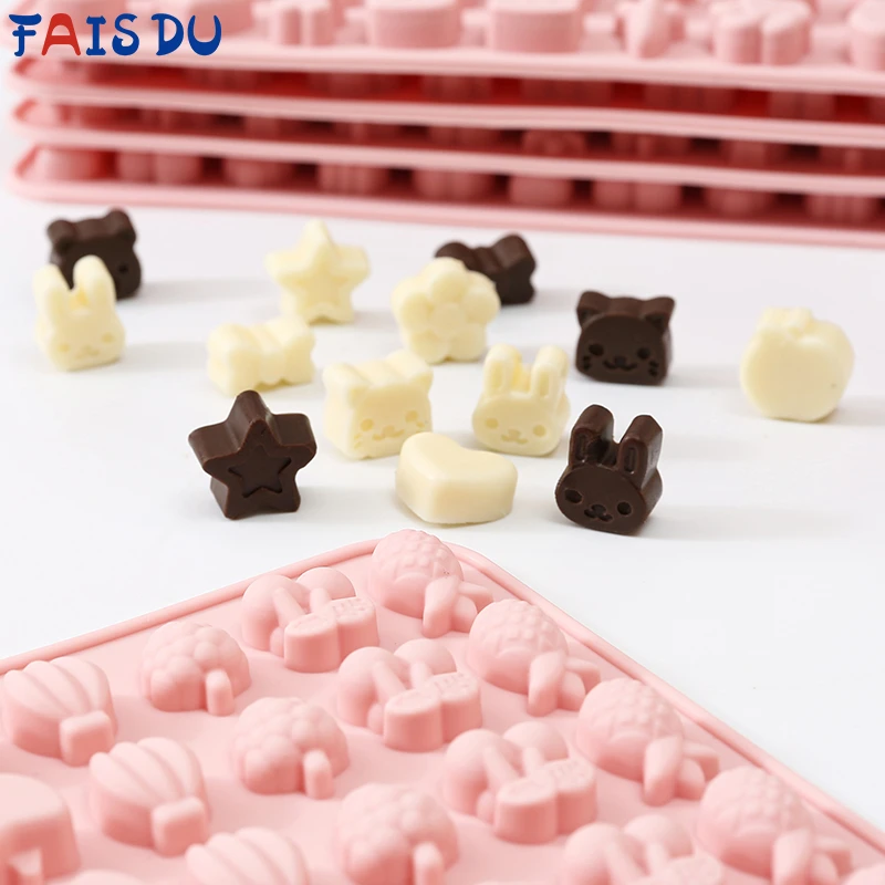 FAIS DU Mini Cartoon Candy Fondant Formen Gummibärchen Tier Silikon ... FAIS DU Mini Cartoon Candy Fondant Formen Gummibärchen Tier Silikon ...