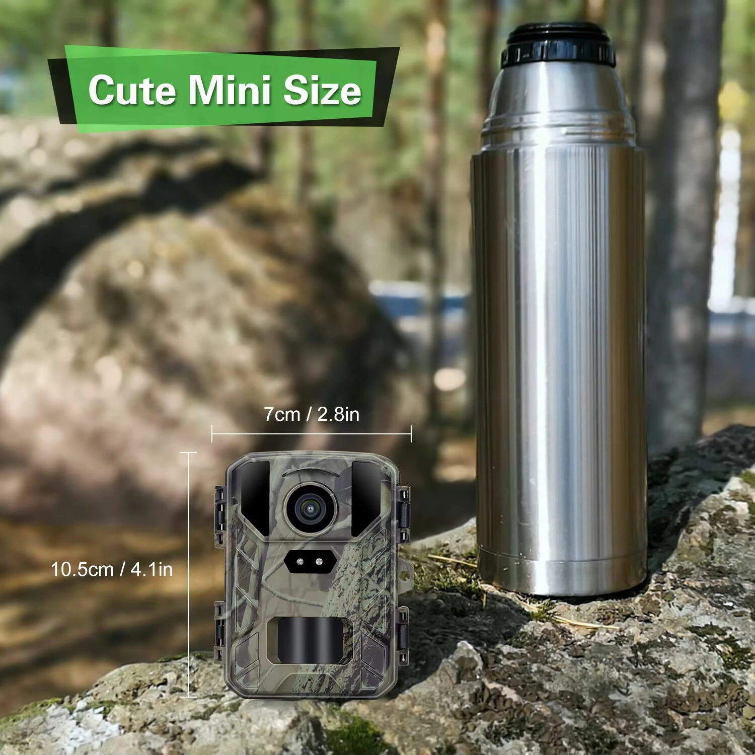 Mini 4K Hunting Trail Camera Mini800 48MP 1080P Wildlife Low Glow Arction Camera Night Vision Photo Traps Surveillance Tracking hunting trail camera trail camera