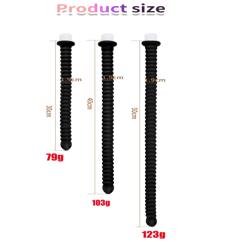 Douche Silicone Enema Syringe 30/40/50cm