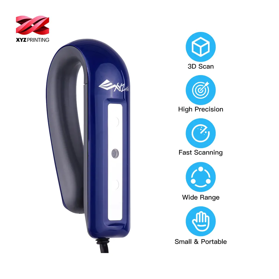 Scanner 3D Portatile XYZ Printing 2.0 - Alta Risoluzione Per Modelli 3D E Stampa