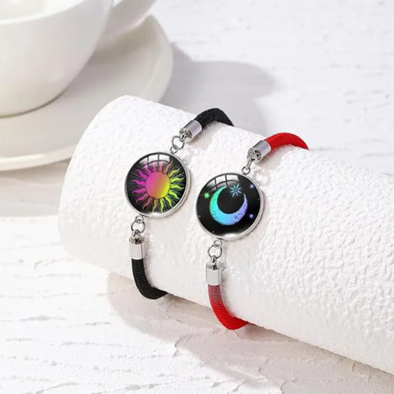 Couple Bracelet Set Sun Moon Love Gift