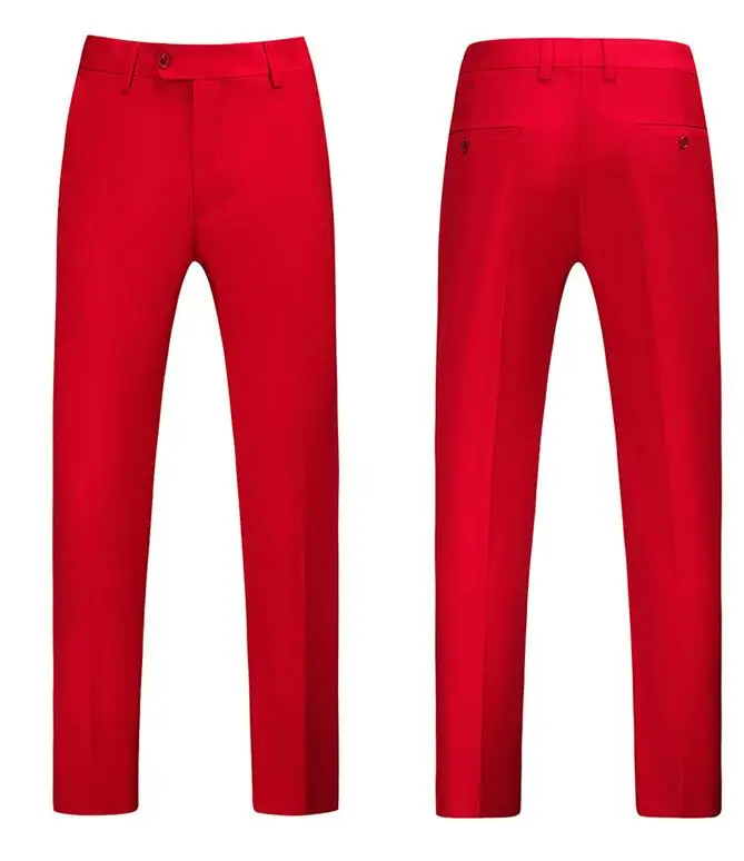 Business Casual Formal Suit Pants Slim Fit Dress Office Trousers Dress Formal Suit Pants Candy Color Casual Pants