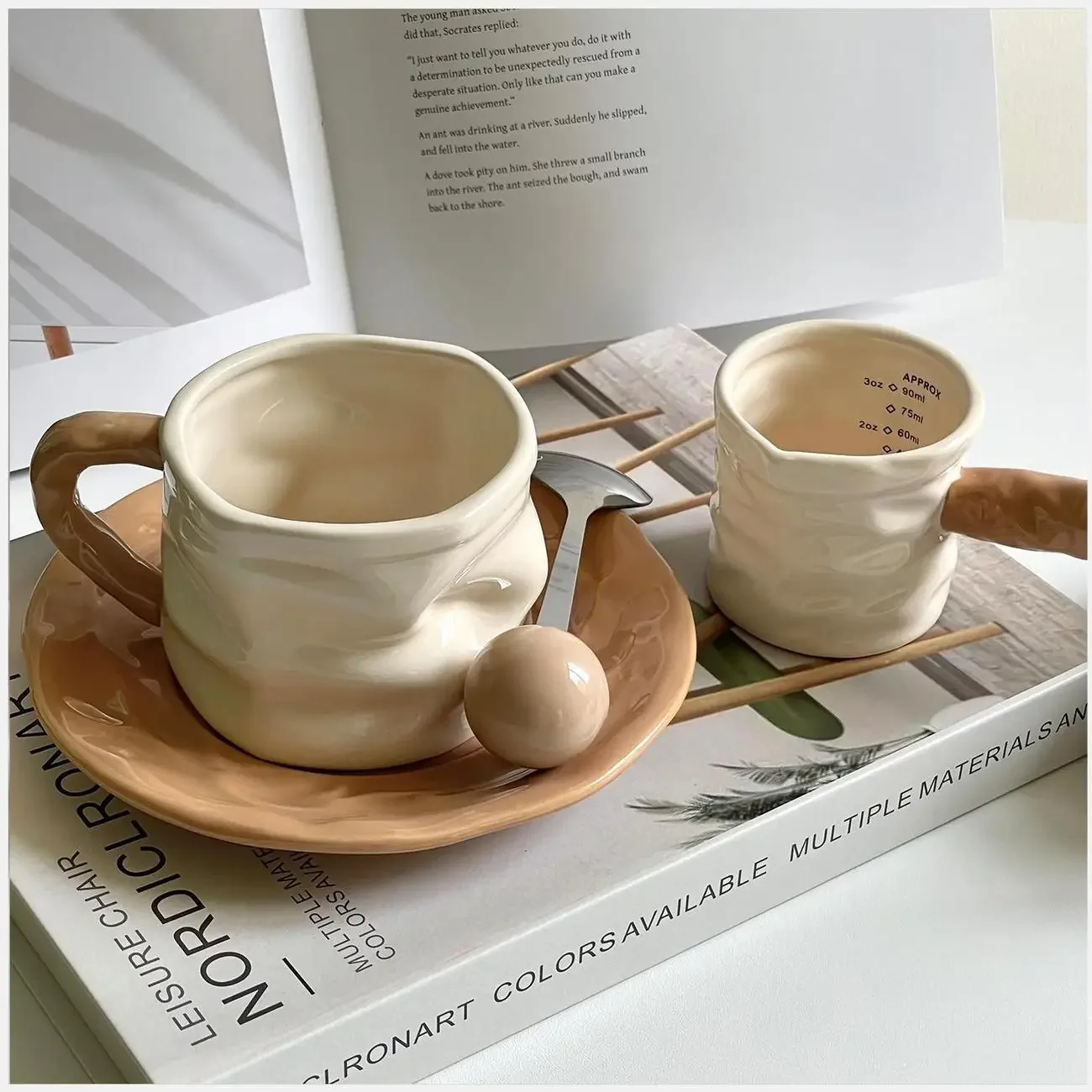 طقم فناجين قهوة فاخر