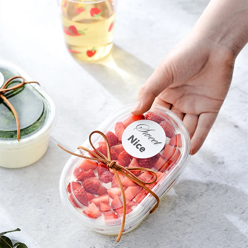 50 Sets Clear Plastic Cupcake Boxes, Mousse and Dessert Packaging Containers, Disposabl... - SKU CPCB1608 - UGI Packaging