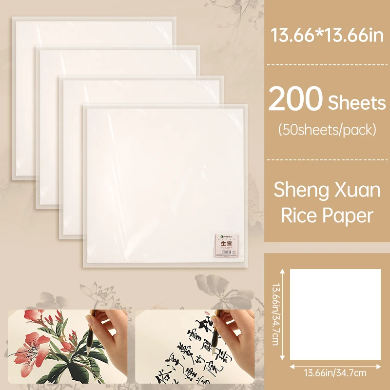 MEGREZ Roll Pack Xuan Paper Thicken Calligraphy Xuan Paper