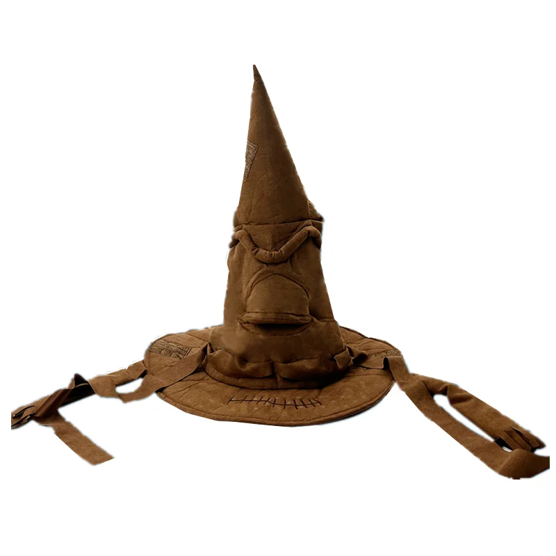 Witch Wizard Hats For Women Men Vintage Potters Periphery Sorting Hat Halloween Party Props Dress Up Caps Boy Cosplay Accessorie