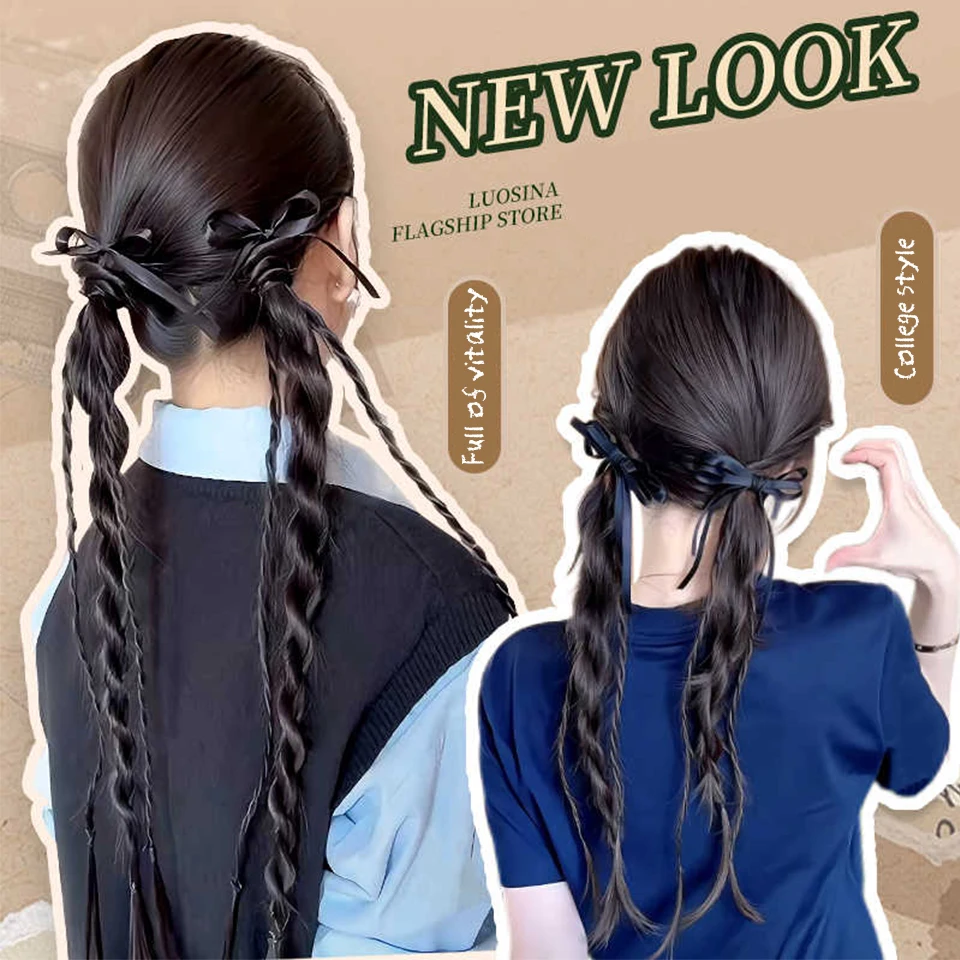 Synthetic Heat Resistant Ponytail Hair Extensions For Women