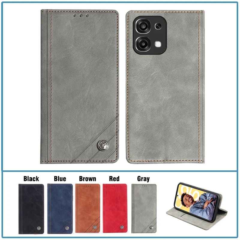 Leather Flip Book Holster Phone Cover, Universal Fit