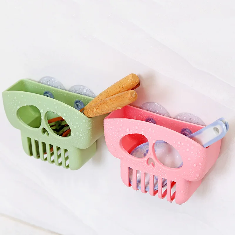 Porte éponge en forme de crâne - Cuisine-Tech