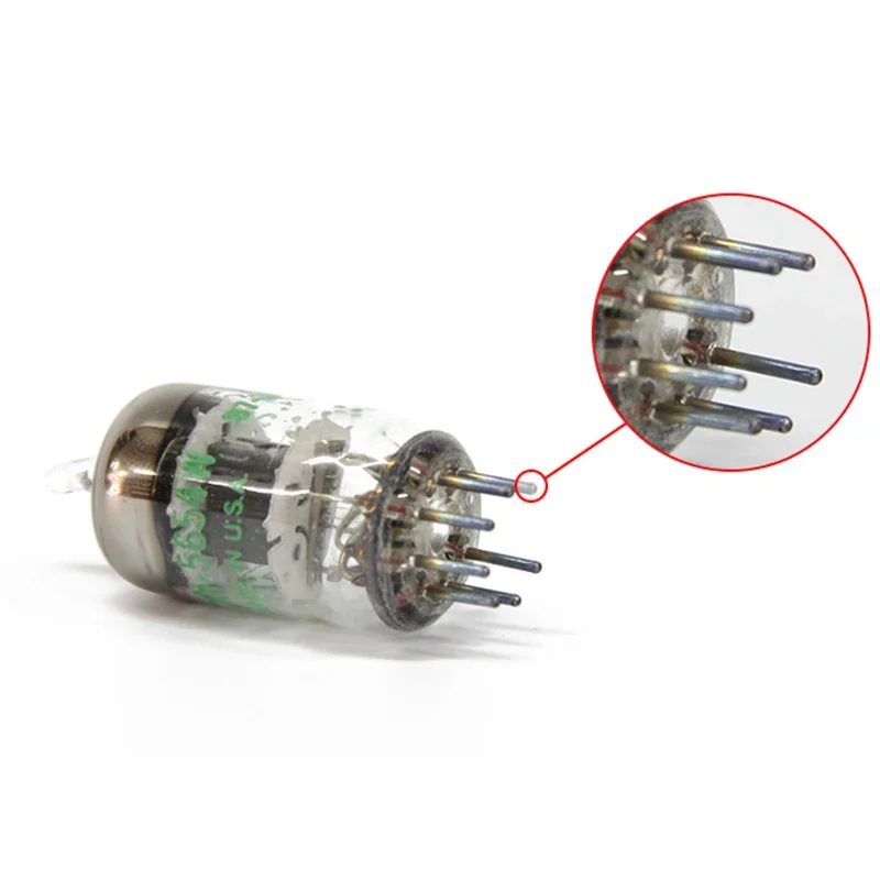 2PCS 5654W 5654 Vacuum Tube Valve Vacuum Electronic Tube Pairing For Audio Tube PreAmp 4