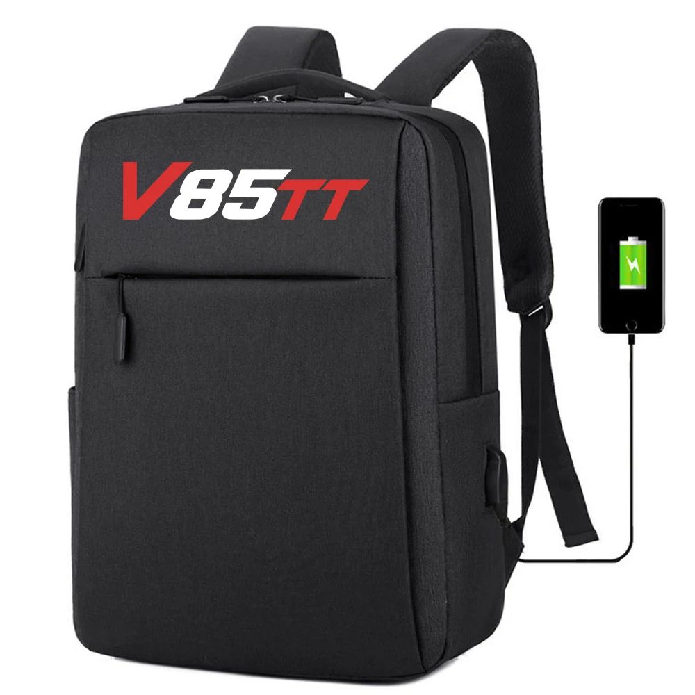 

FOR Moto Guzzi V85 TT V85TT Travel Motorcycle 2023 New Waterproof backpack with USB charging bag Men's business travel backpack