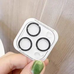Sparkling Diamond Glitter Camera Lens Protector - 16 Pro or 16 Pro Max (Black)