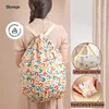 Eco Foldable Shopping Bag Waterproof Reusable Oxford Fabric Grocery Tote, Large Capacity Travel/Supermarket Durable Shoulder Bag 1