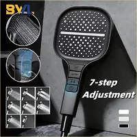 Large Shower Head 7 Modes Adjustable Shower Head Bathroom High-pressure Water-saving Shower Mixer Nozzles Bathroom Accessories 1