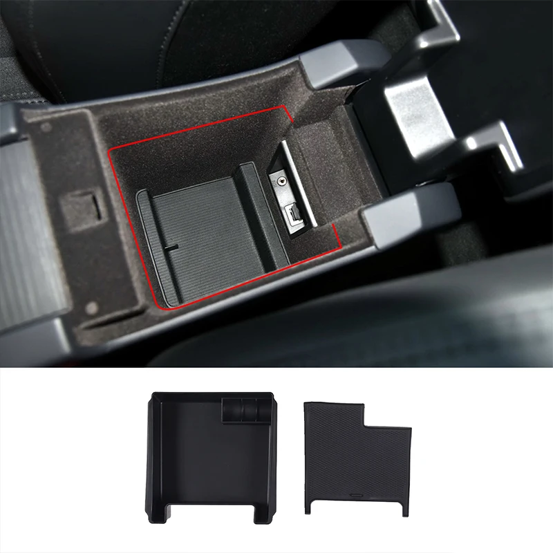 

For Volvo S60 S60L V60 XC60 2014-2017 Central Armrest Holder Container Tray Storage Box Car Organizer Accessories