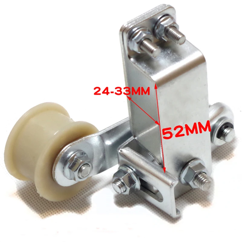 Universal Gear / Plastic wheel Motorcycle Chain Tensioner Bolt On Roller Chain Adjuster Automatic Motocross Refit Racing