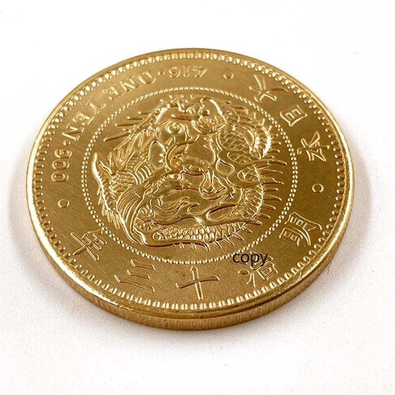 ミニ金貨　8k (33%金) 8枚セット Japan Meiji Different Years Gold Old 1 Real Coin Purses