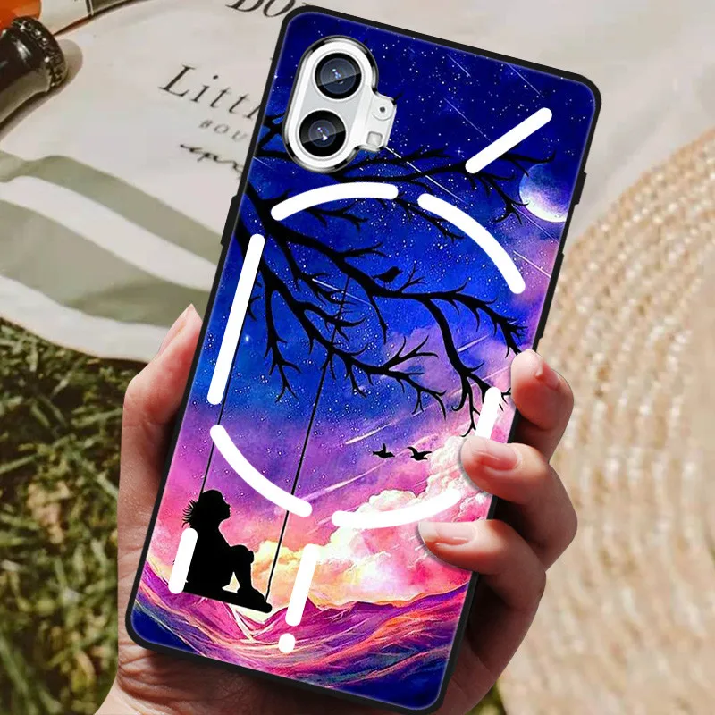 Black Antiknock Soft TPU Protective Phone Case Cover