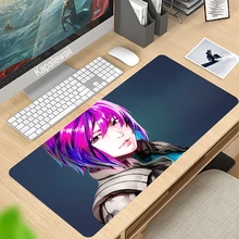 

Gaming Mousepad Ghsot In The Shell Large Mouse Pad Locking Edge Rubber Laptop DOTA2 Computer Gamer Play Keyboard Mouse Mats Pad