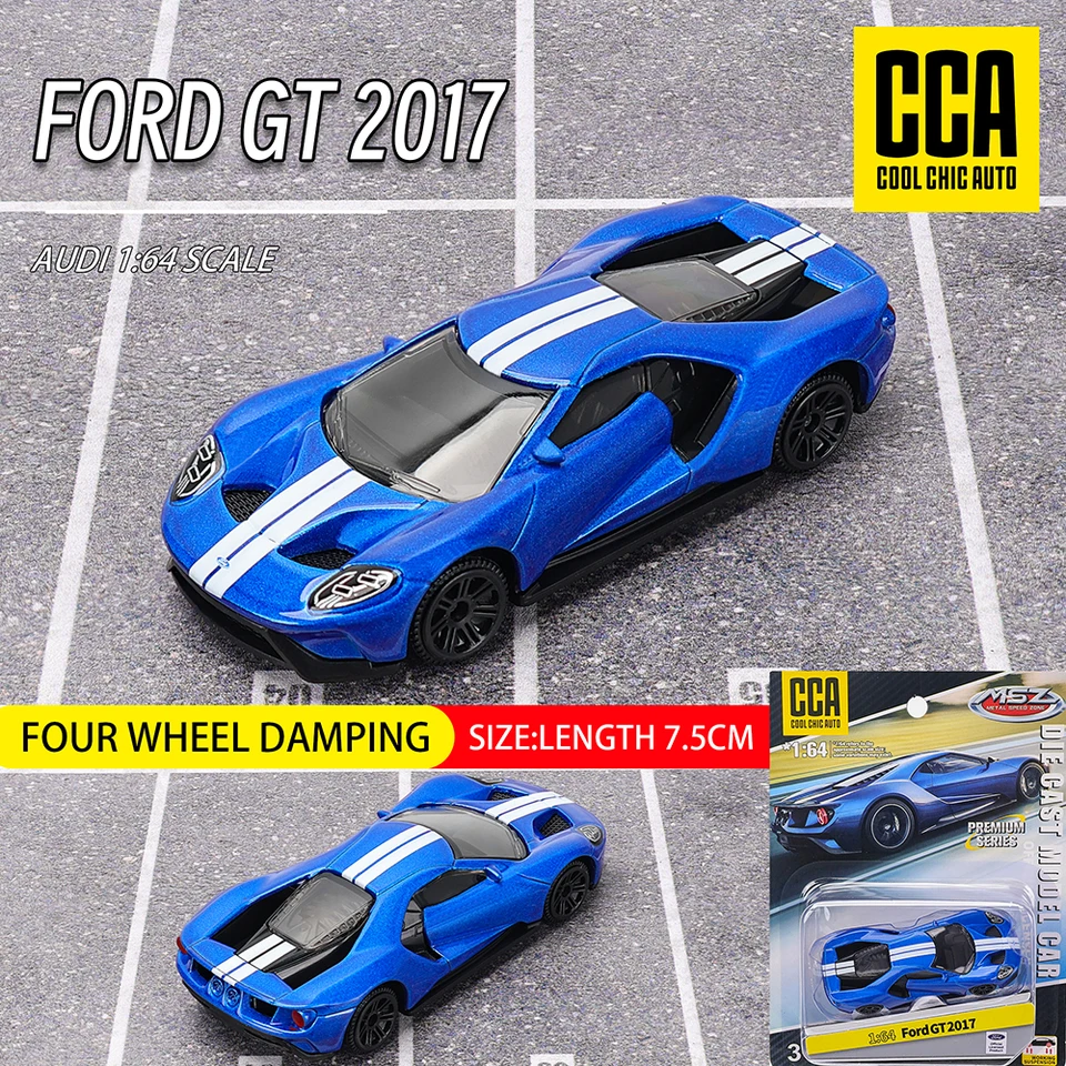 CCA 1:64 ford gt 2017 Exquisite hanging model classic car static