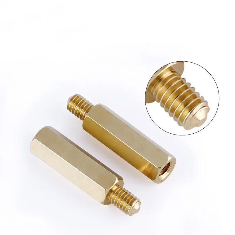 

M6-8 Hex Brass Male Female Standoff Board Rack Stud Hexagon Threaded Pillar PCB Column Motherboard Spacer Bolt Screw