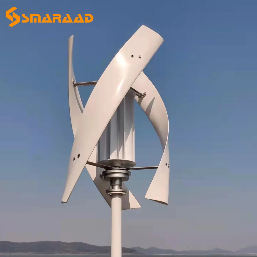 2KW Vertical Axis Maglev Wind Turbine 3 Blades Free Energy Household Windmill Low Speed 22