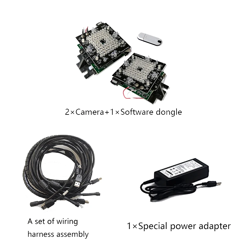 

3d Wielaligner Assemblage Met Software Dongle En Kabel Voeding