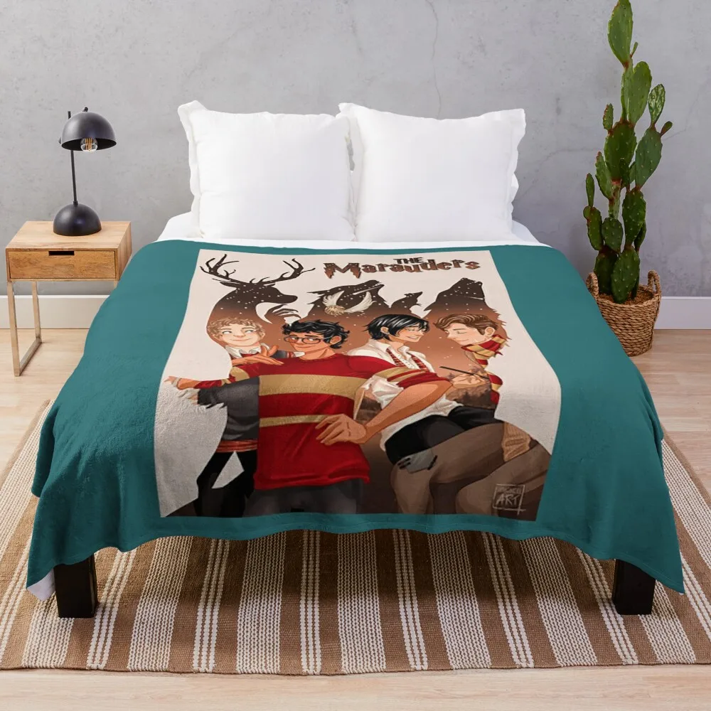 

Marauders Throw Blanket halloween fluffy christmas gifts Blankets