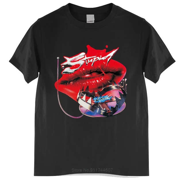 Summer mens black t-shirt Lady Gaga \