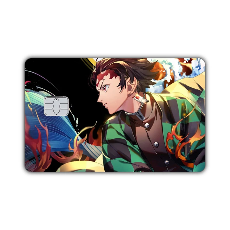 DOTME® Anime Guys Printed Card Stickers for Debit Cards/Credit Cards/ATM  Front Side Sticker
