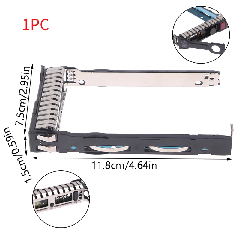 2.5'' SAS SATA HDD Caddy Bracket 651687-001 for HP DL380 G9 DL360 G8 G9 G10 651687-001 2.5inch Server Tray hard disk tray,hard disk mounting bracket