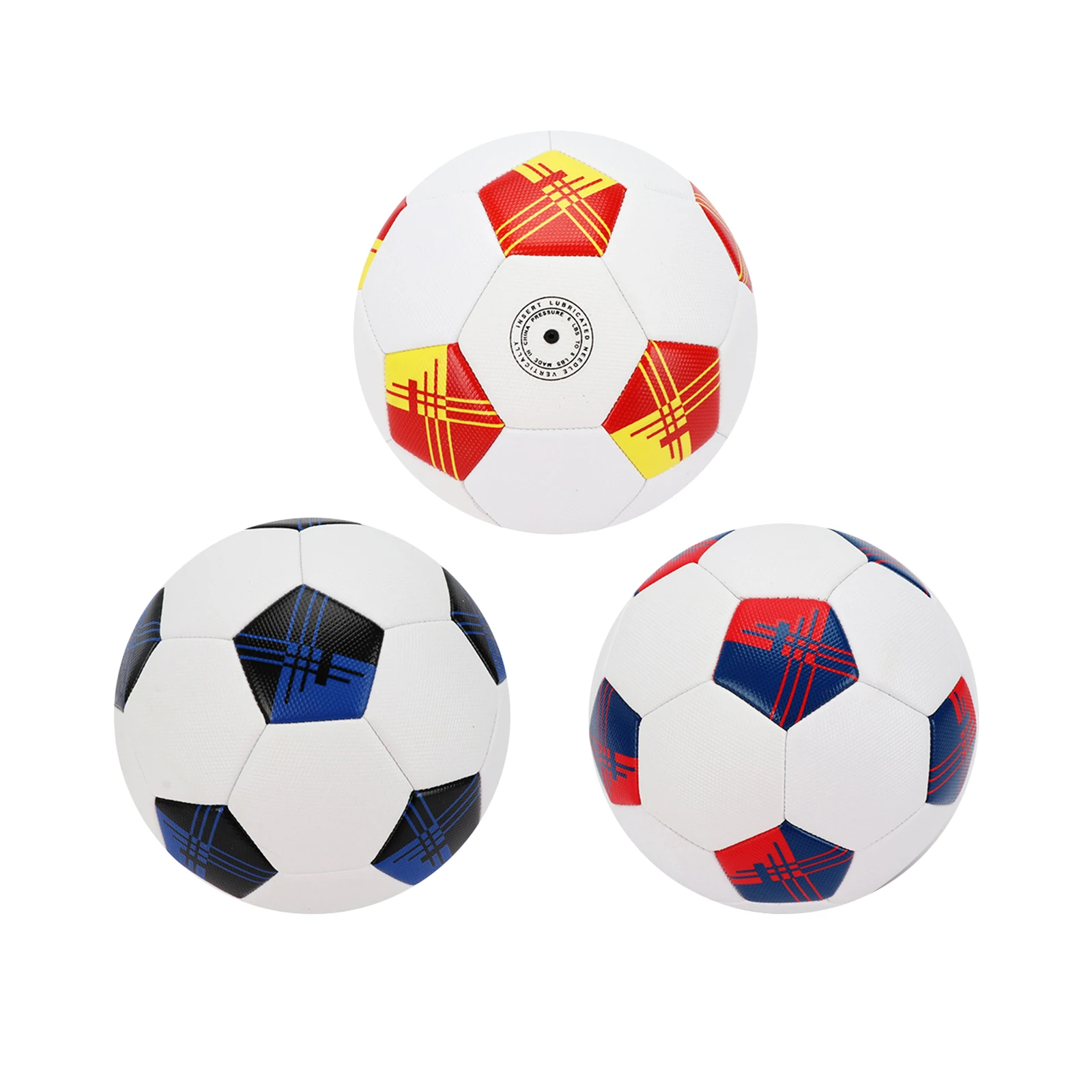 Pallone Da Calcio Misura 5 In PVC - Bianco E , Tecnologia Avanzata Per Precisione E Controllo Migliorato