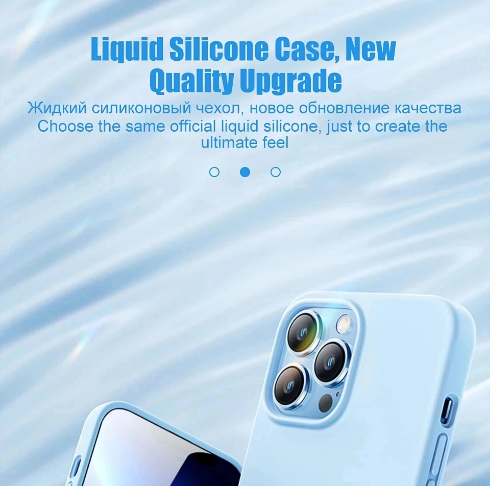 Liquid Silicone Phone Case For Iphone Shockproof Soft Cover_voghion.com