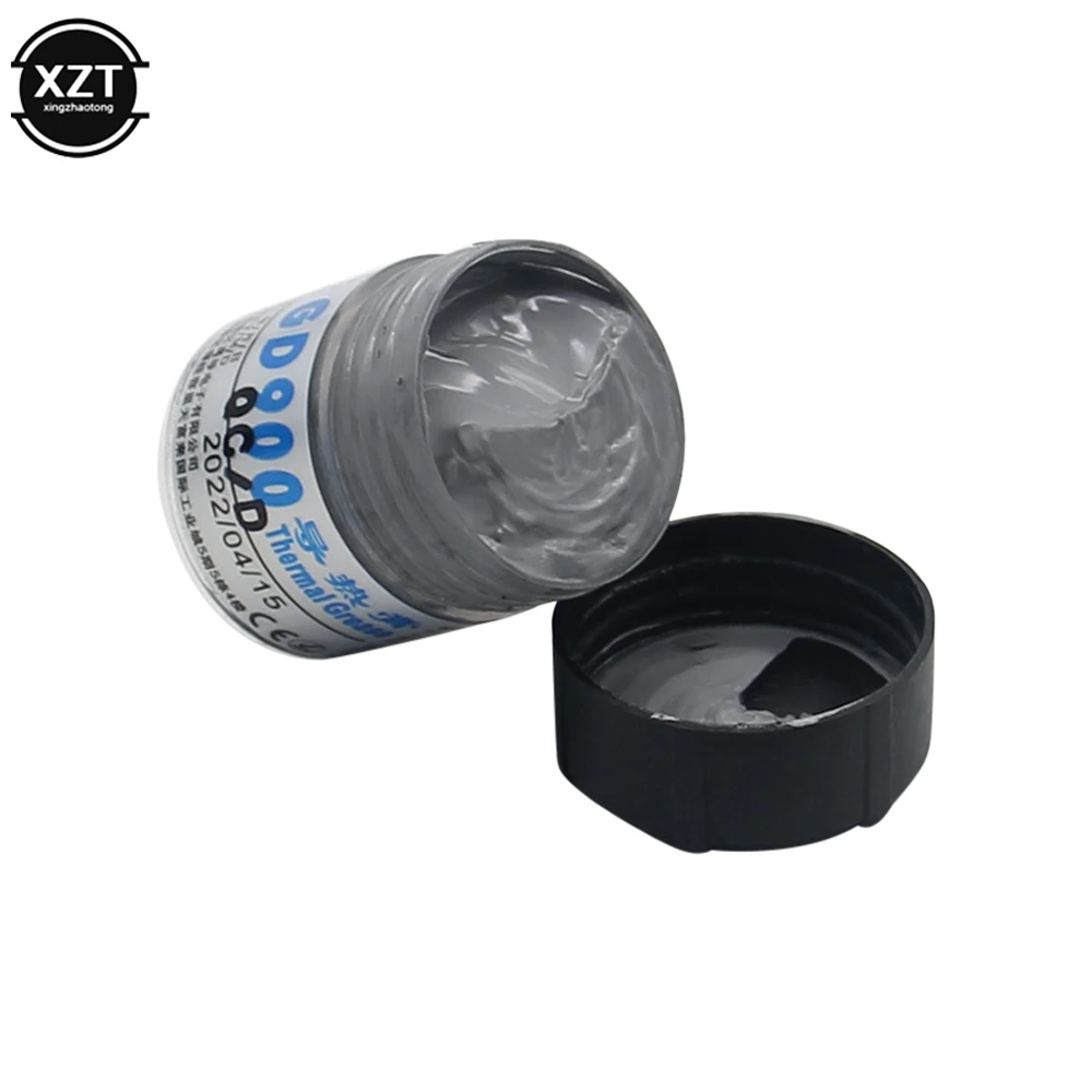 1PCS GD Thermal Conductive Grease Paste Silicone Gray Nano GD900 Containing Silver Heatsink Compound Net Weight for CPU Chip
